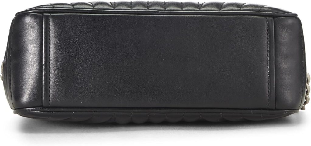 Prada, Pre-Loved Black Calfskin Diagramme Camera Bag Medium, Black : Luxury Stores