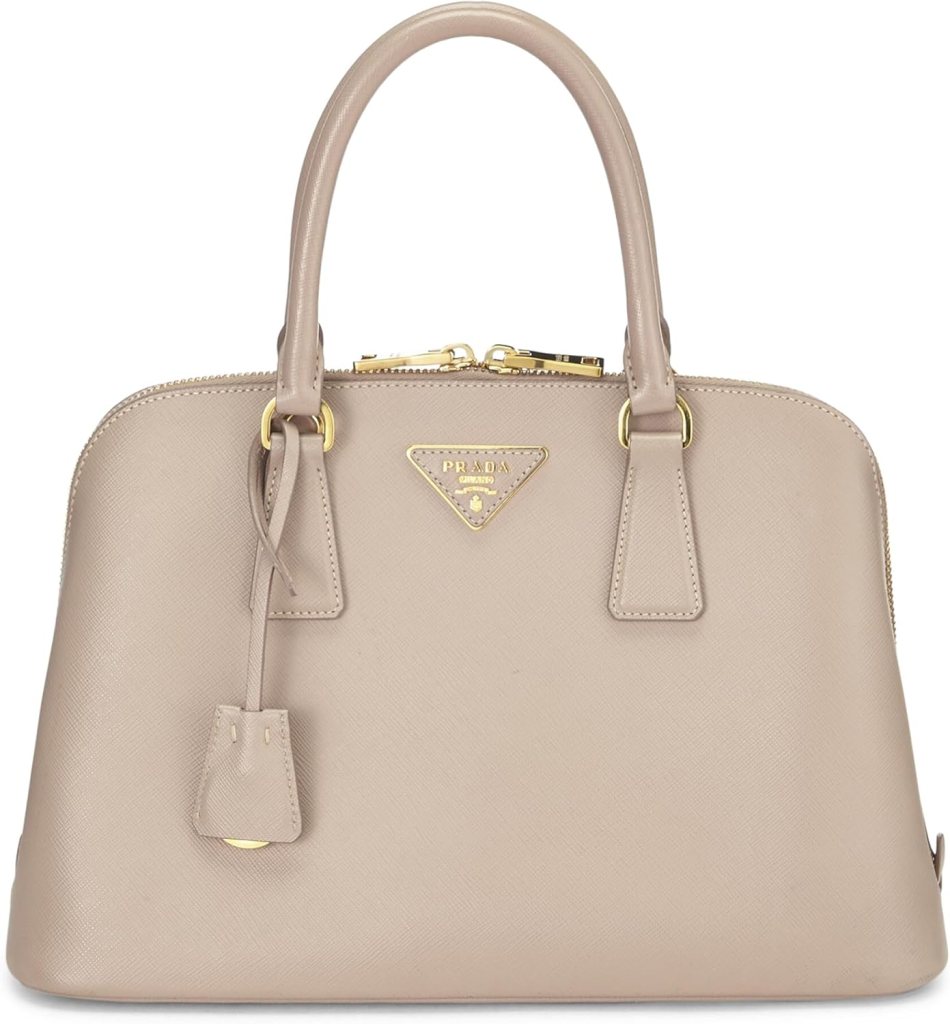 Prada, Pre-Loved Pink Saffiano Promenade Medium, Pink : Luxury Stores
