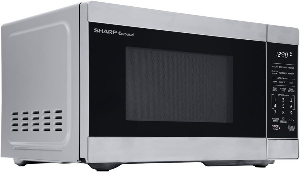 SHARP SMC0761KS Oven Countertop Microwave, 0.7 CuFt, Stainless Steel