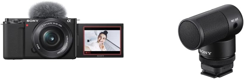 Sony Alpha ZV-E10 - APS-C Interchangeable Lens Mirrorless Vlog Camera - White Sony Alpha ZV-E10 - APS-C Interchangeable Lens Mirrorless Vlog Camera - White