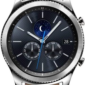 Samsung Gear S3 Classic Smartwatch 4GB SM-R770 with Leather Band (Silver)