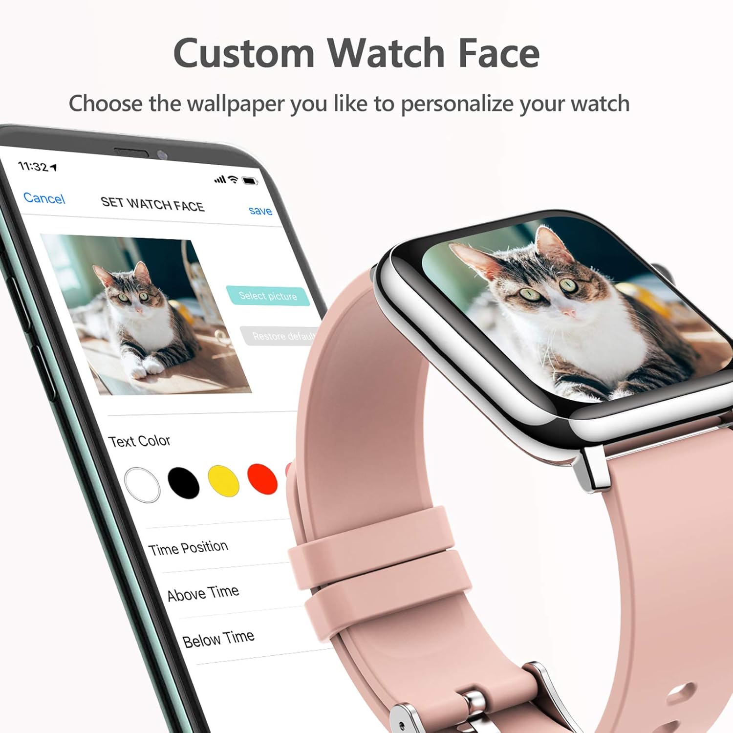 KALINCO Smart Watch, Fitness Tracker with Heart Rate Monitor - Image 4