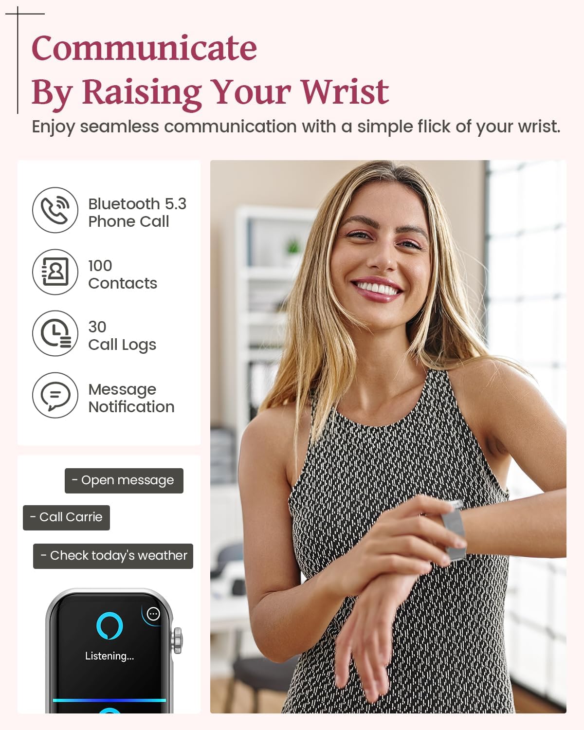 DEKEELIFE Smart Watch for Women, Smart Watches for Women - Image 4