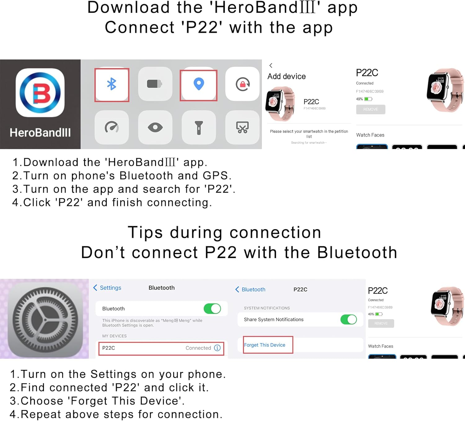 KALINCO Smart Watch, Fitness Tracker with Heart Rate Monitor - Image 2