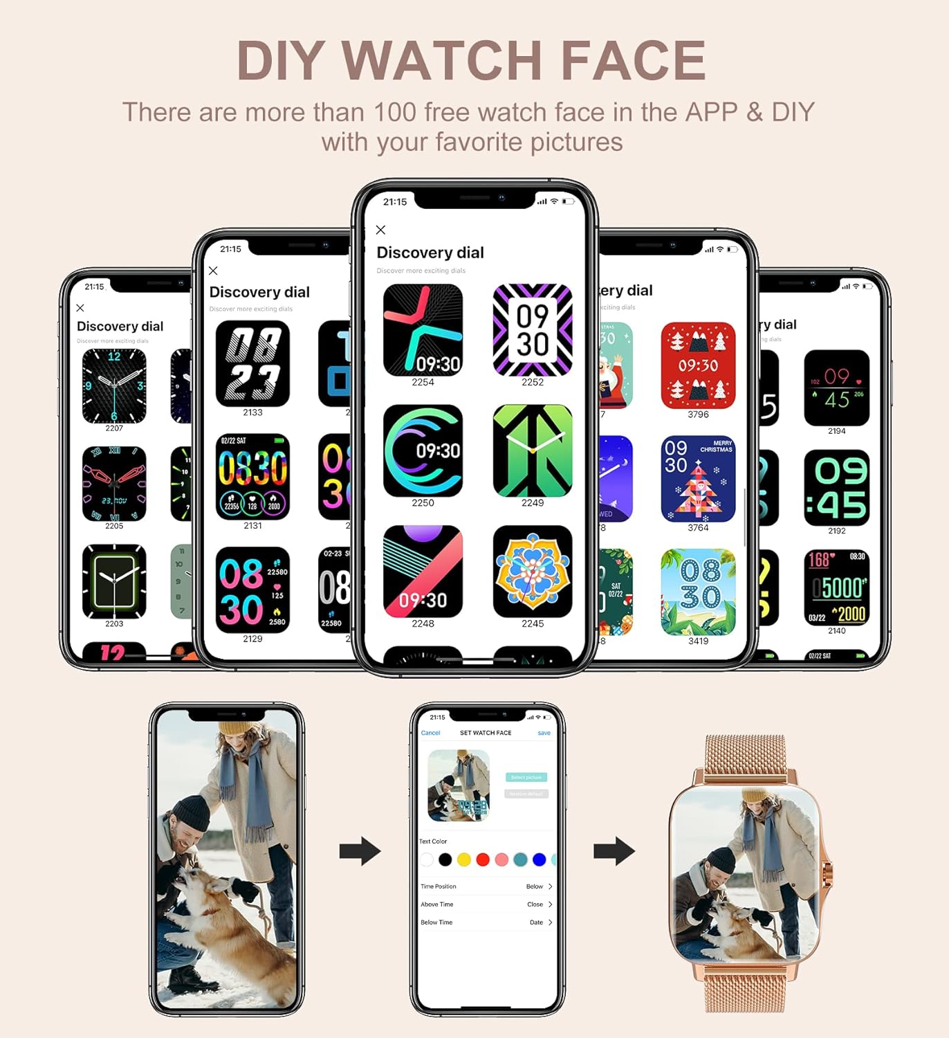 Iaret Smart Watch for Women - Image 5