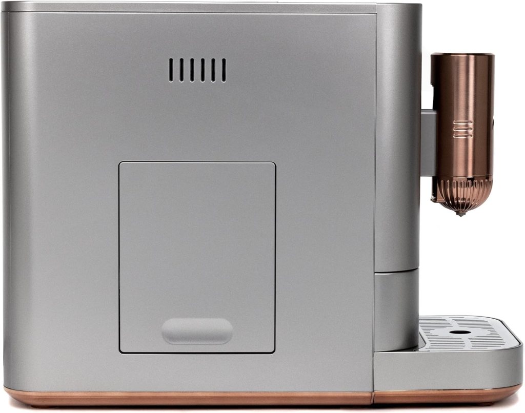 Café Affetto Automatic Espresso Machine | Brew in 90 Seconds | 20 Bar Pump Pressure for Balanced Extraction | Five Adjustable Grind Size Levels | WiFi Connected for Drink Customization | Matte White