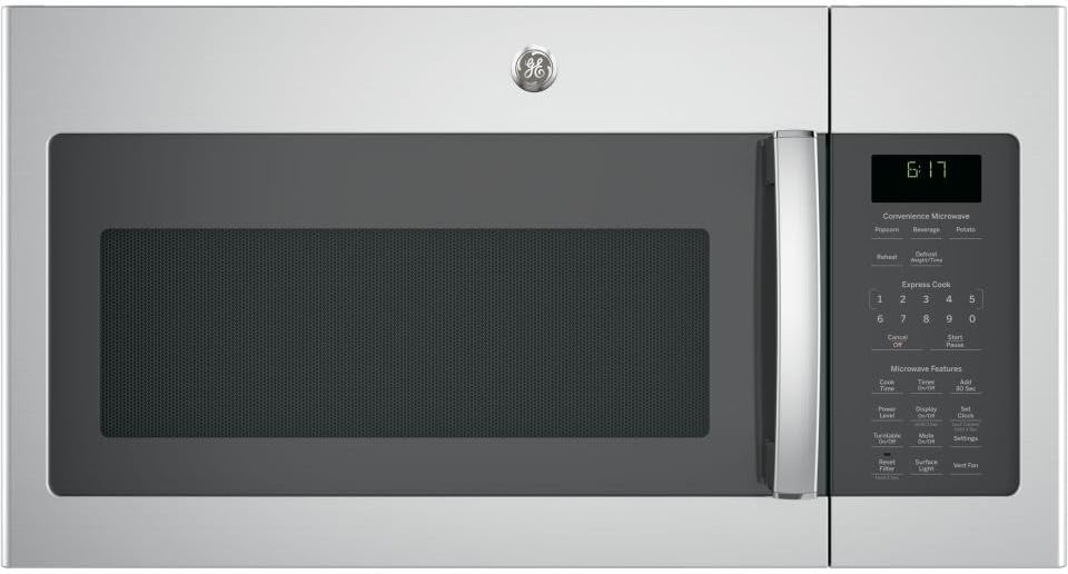 GE JVM6172SKSS 1.7 Cu. Ft. Over-The-Range Microwave Oven, Stainless Steel