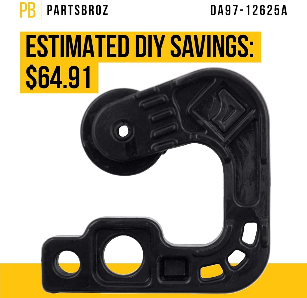 PartsBroz DA97-12625A Auto Close Lever Assembly - Compatible With Samsung Refrigerator - Replaces AP5620329 DA97-13070A 3527780 PS4176636 RF28HMEDBSR/AA