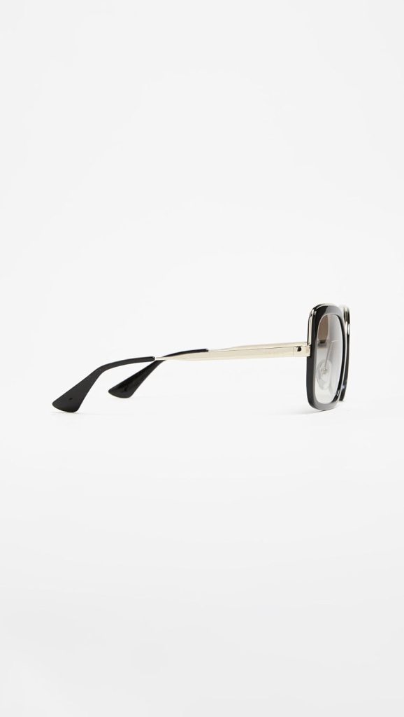 Prada Woman Sunglasses Black Frame, Grey Gradient Lenses, 54MM