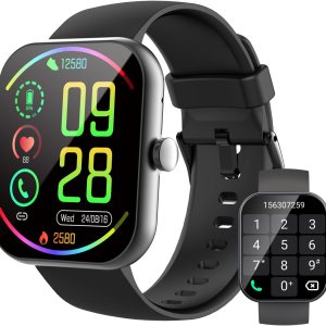 1.96" Smart Watch for Men Women, Fitness Tracker with Heart Rate Monitor