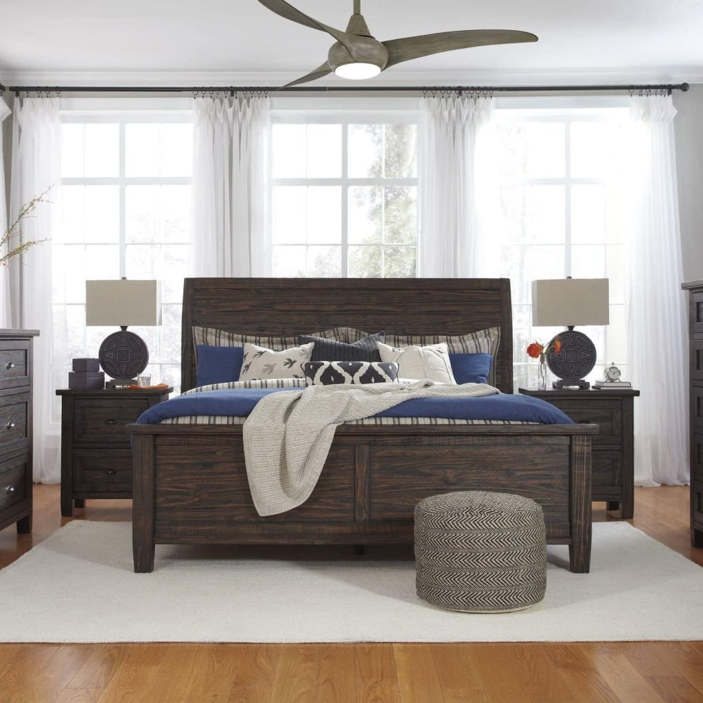 MINKA-AIRE F844-DK Light Wave 52 Inch Ceiling Fan with LED Light Kit, Brown Distressed Koa Finish MINKA-AIRE F844-DK Light Wave 52 Inch Ceiling Fan with LED Light Kit, Brown Distressed Koa Finish