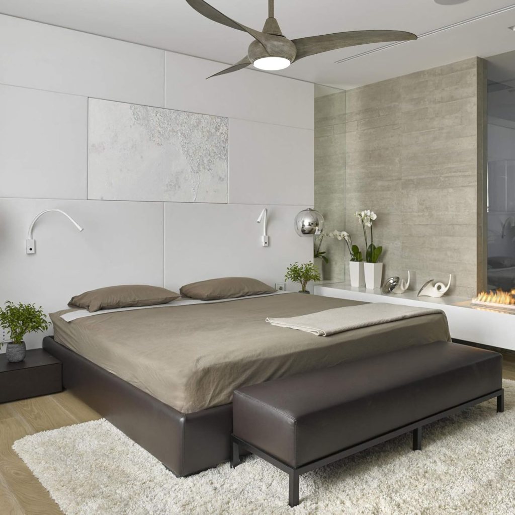 MINKA-AIRE F844-DK Light Wave 52 Inch Ceiling Fan with LED Light Kit, Brown Distressed Koa Finish MINKA-AIRE F844-DK Light Wave 52 Inch Ceiling Fan with LED Light Kit, Brown Distressed Koa Finish