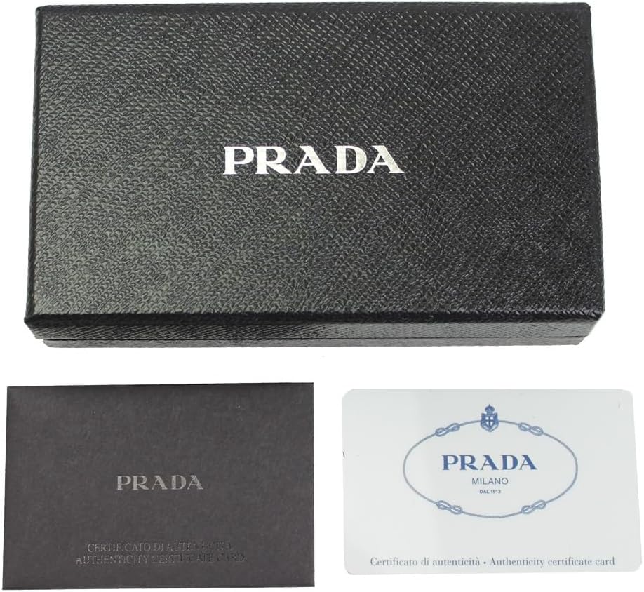 Prada Black Leather Long Wallet 1ML506 Nero Zip Around Prada Black Leather Long Wallet 1ML506 Nero Zip Around