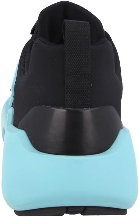 Prada Mens 2EG314 Blue Leather Techno Stretch Sneaker