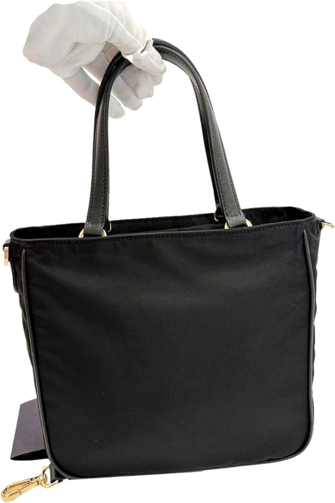 Prada Re-edition Nylon Saffiano Leather Tote Bag