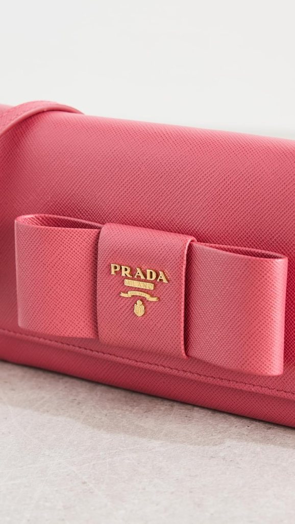 Prada Womens Pre-Loved Shoulder Bag, Calfskin Leather