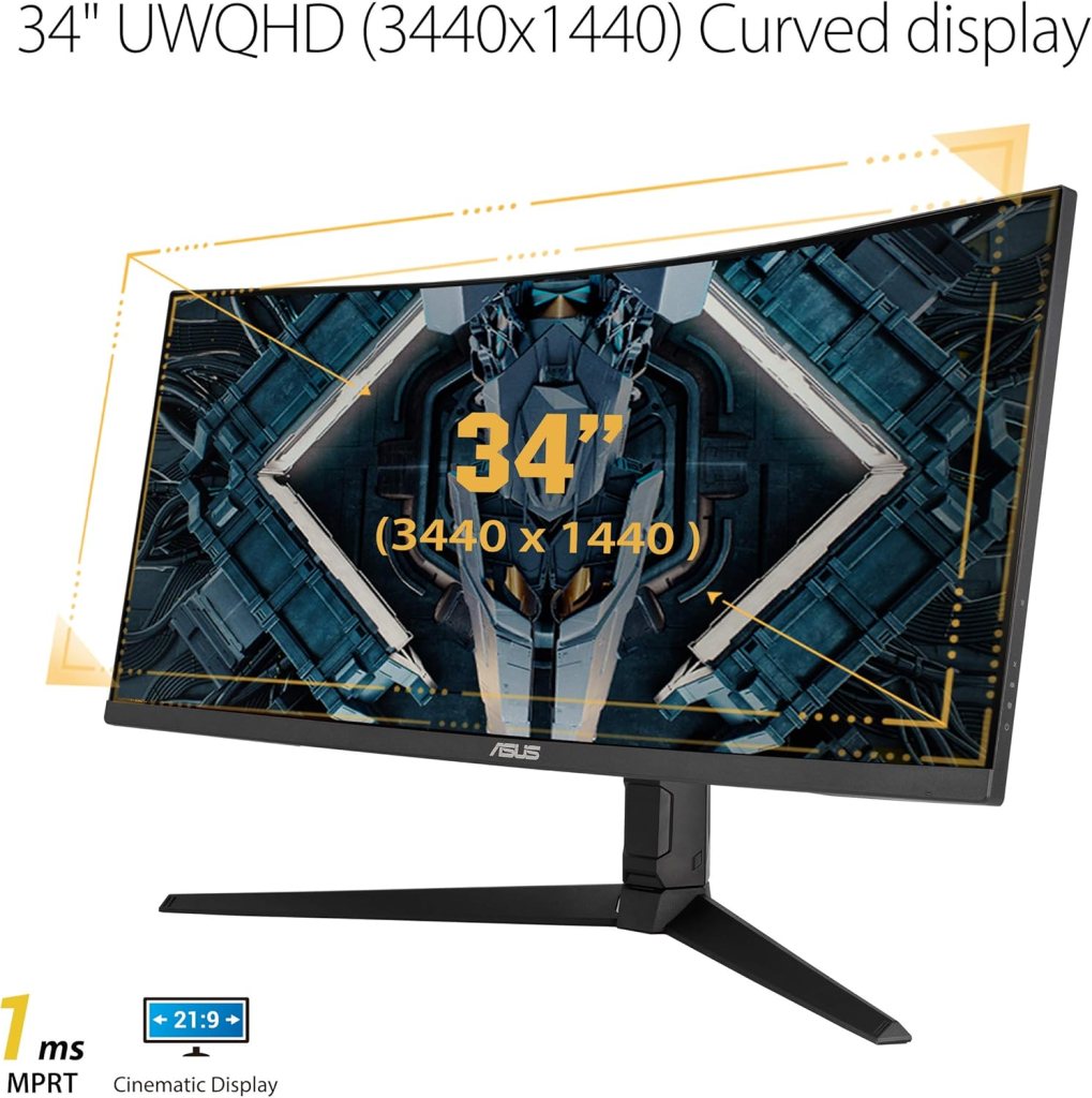 ASUS TUF Gaming 27” 4K HDR Monitor (VG27UQ1A) – 160Hz, 1ms, Extreme Low Motion Blur Sync, NVIDIA G-SYNC Compatible, AMD FreeSync Premium, 95% DCI-P3, DisplayWidget, 3 yr Warranty