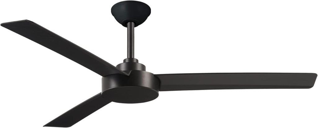 MINKA-AIRE F524-CL Roto 52 Inch 3 Blade Ceiling Fan, Coal black Finish