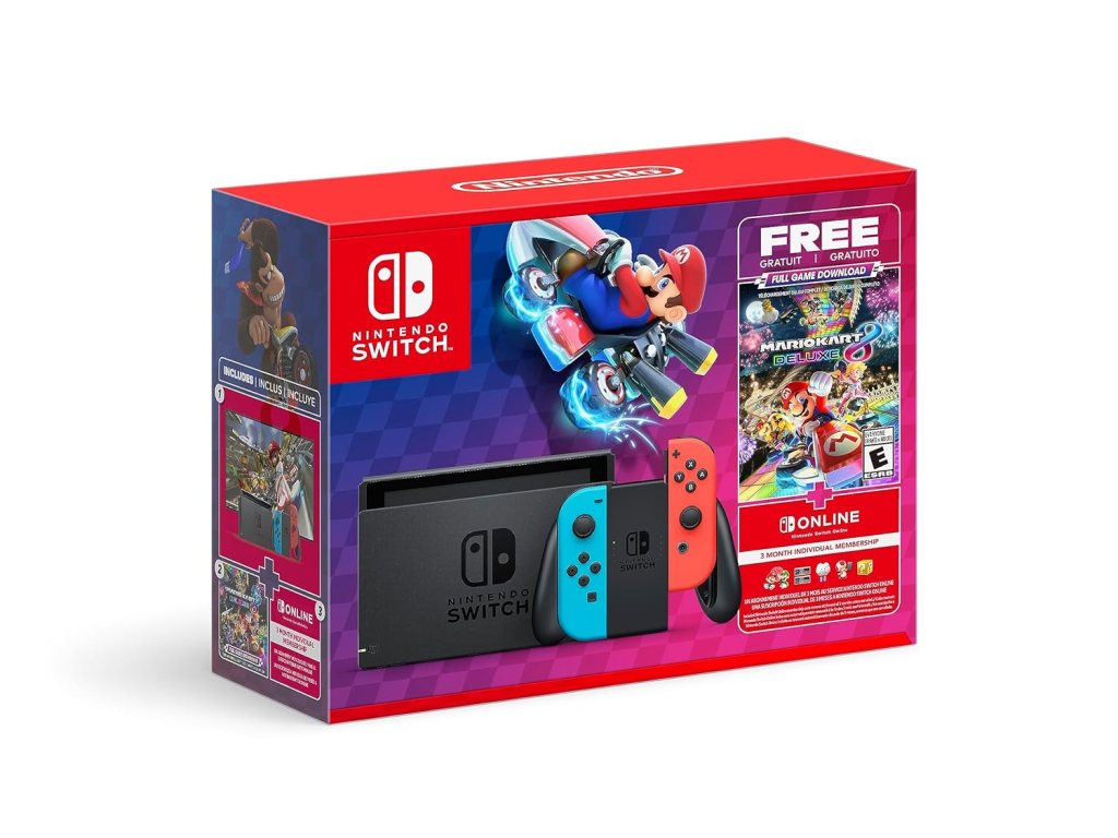 Nintendo Switch™ Mario Kart™ 8 Deluxe Bundle (Full Game Download + 3 Mo. Nintendo Switch Online Membership Included) Nintendo Switch™ Mario Kart™ 8 Deluxe Bundle (Full Game Download + 3 Mo. Nintendo Switch Online Membership Included)