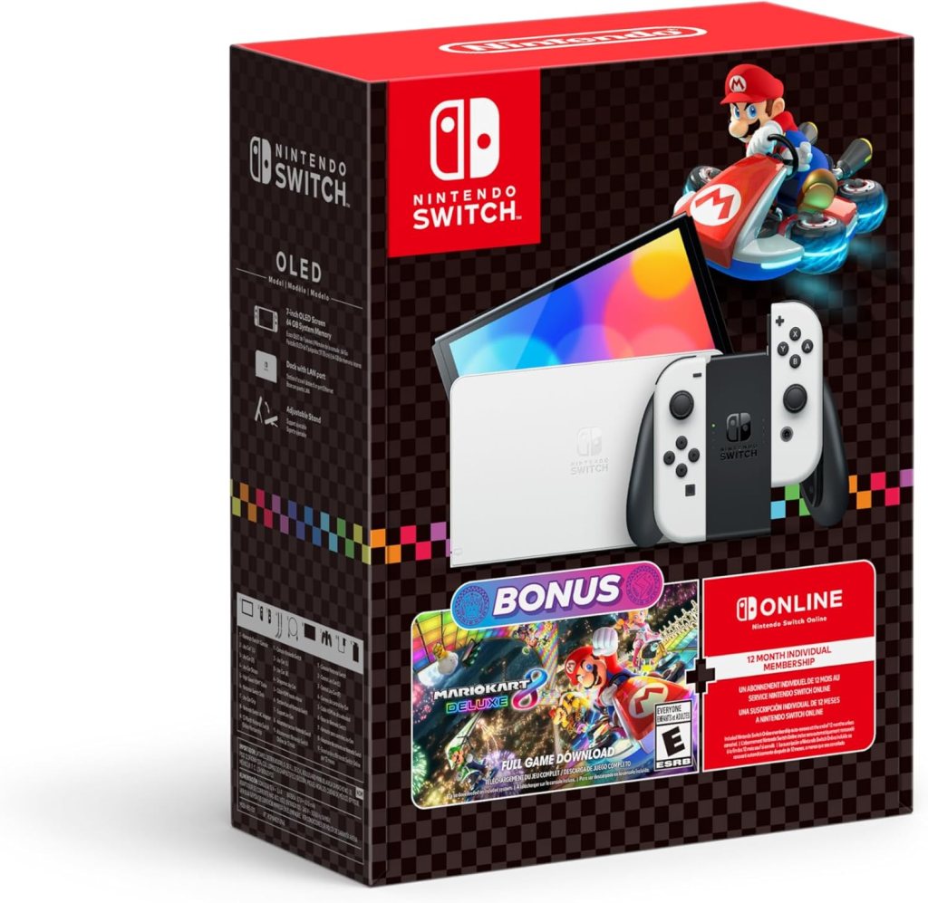 Nintendo Switch™ – OLED Model Mario Kart™ 8 Deluxe Bundle