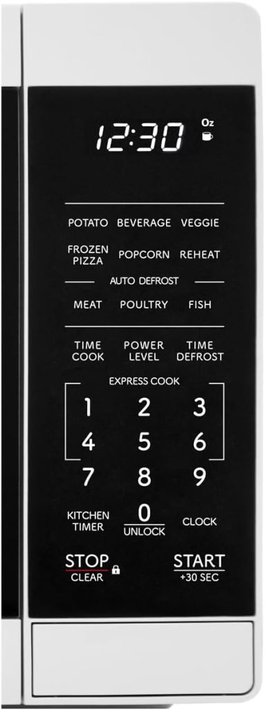 SHARP Compact Countertop Microwave Oven with Removable 10 Carousel Turntable, 700 Watt, 0.7 Cubic Feet, Black