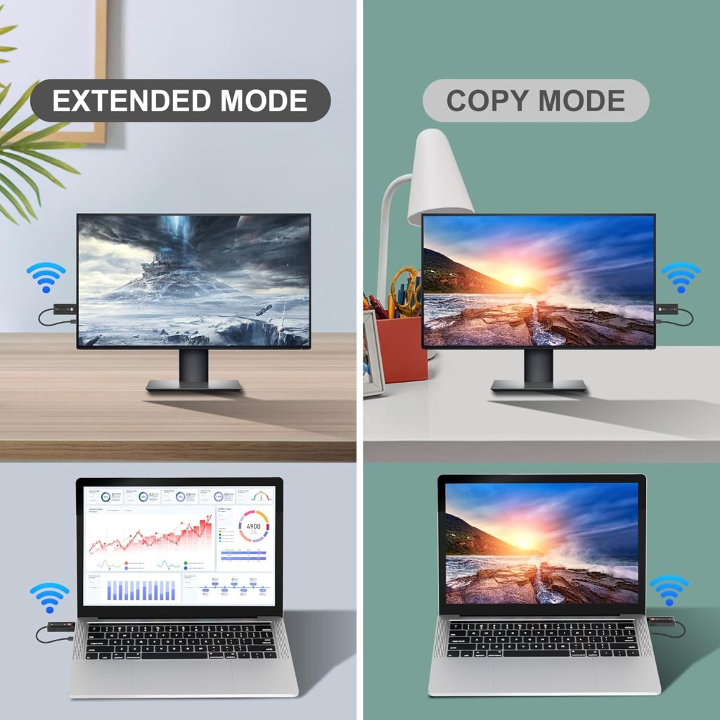 Wireless HDMI Transmitter and Receiver:,580FT Long Range,Plug Play,Portable 2.4G/5G Wireless HDMI Extender Kit for Streaming Video and Audio to Monitor Projector from Laptop/PC/TV Box Wireless HDMI Transmitter and Receiver:,580FT Long Range,Plug Play,Portable 2.4G/5G Wireless HDMI Extender Kit for Streaming Video and Audio to Monitor Projector from Laptop/PC/TV Box