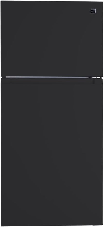 Kenmore 30 in. 18.1 cu. ft. Capacity Refrigerator/Freezer with Adjustable Glass Shelving, Humidity Control Crispers, Ice Maker, ENERGY STAR Certified, Black