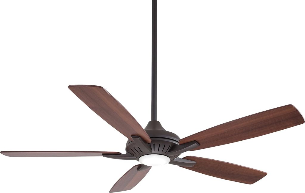 MINKA-AIRE F1000-ORB Dyno 52 Inch Indoor Ceiling Fan with Integrated LED 16W Dimmable Light in Oil Rubbed Bronze Finish