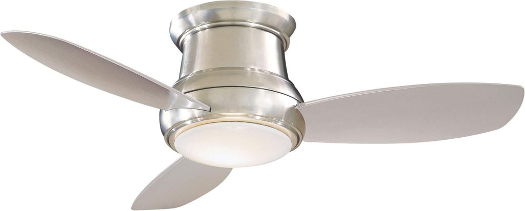 Minka-Aire F519L-WH, Concept II LED White Flush Mount 52 Ceiling Fan with Light Remote Control Minka-Aire F519L-WH, Concept II LED White Flush Mount 52 Ceiling Fan with Light Remote Control