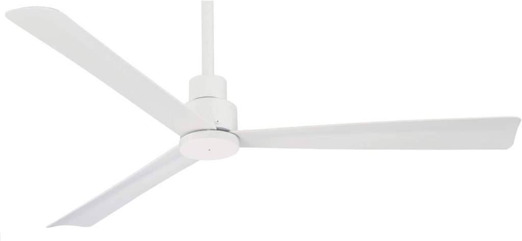 MINKA-AIRE F787-CL Simple 52 Inch Outdoor 3 Blade Ceiling Fan with DC Motor in Coal Finish