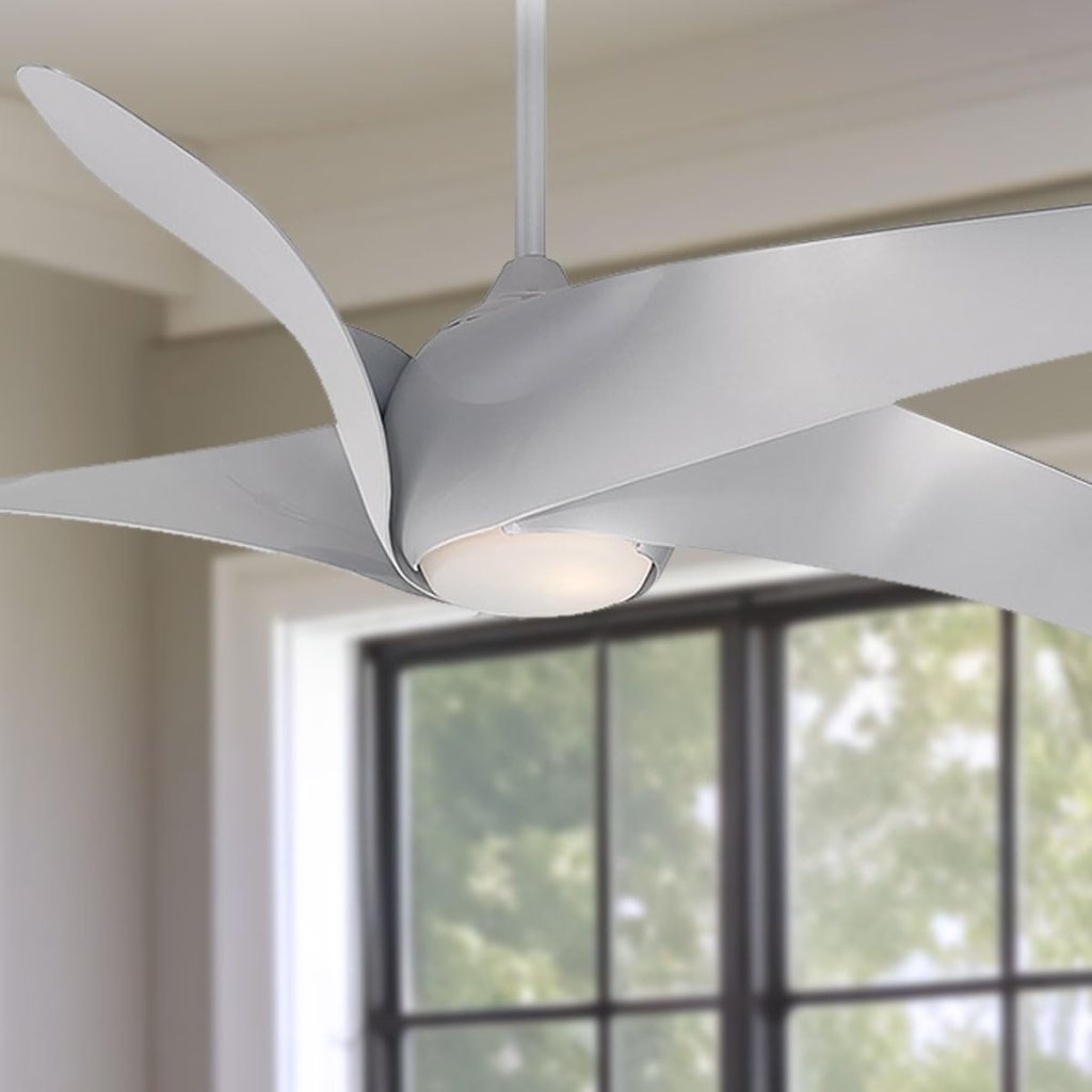 MINKA-AIRE F905L-DK Artemis XL5 62 Inch Ceiling Fan with LED Light and DC Motor in Distressed Koa Finish