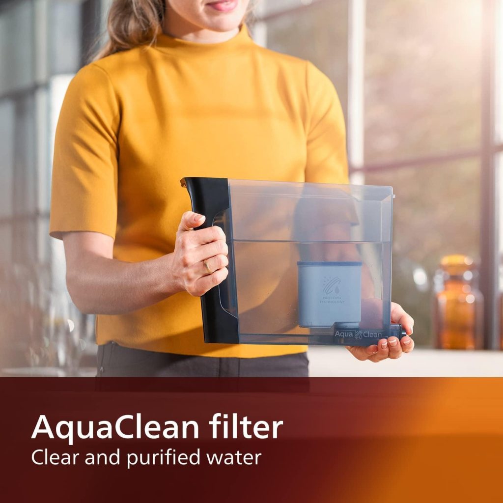 Philips 3200 Series Fully Automatic Espresso Machine, Classic Milk Frother, 4 Coffee Varieties, Intuitive Touch Display, 100% Ceramic Grinder, AquaClean Filter, Aroma Seal, Black (EP3221/44) Philips 3200 Series Fully Automatic Espresso Machine, Classic Milk Frother, 4 Coffee Varieties, Intuitive Touch Display, 100% Ceramic Grinder, AquaClean Filter, Aroma Seal, Black (EP3221/44)