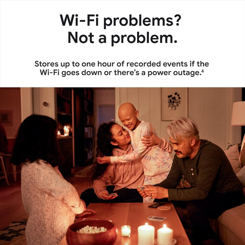 Google Nest Cam Outdoor or Indoor, Battery - 2nd Generation - 1 Pack