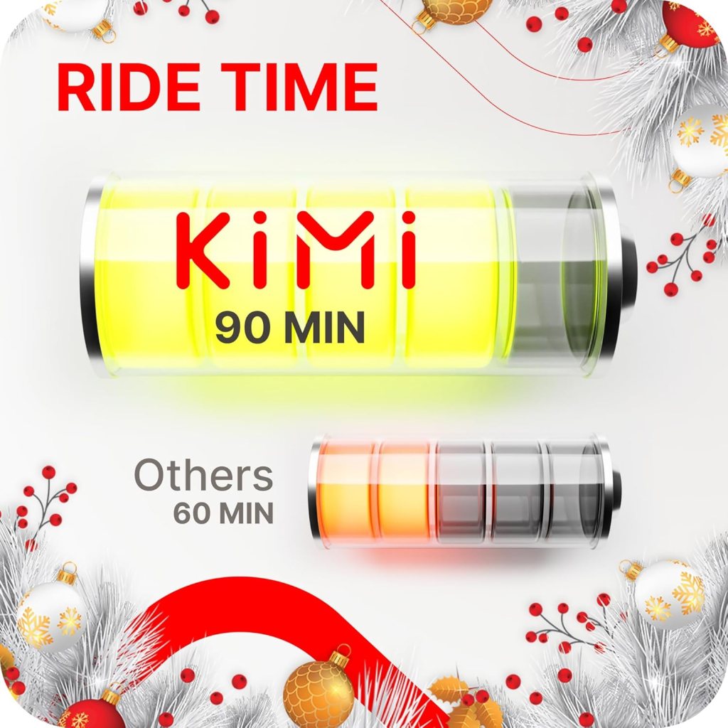 Kimi 3 Wheel Electric Scooter for Kids and Toddlers Ages 2-9, Premium Front Light and Wheel Lights, Boys and Girls, Safe Kick Lightup, Folding EScooter, 10 Miles Range