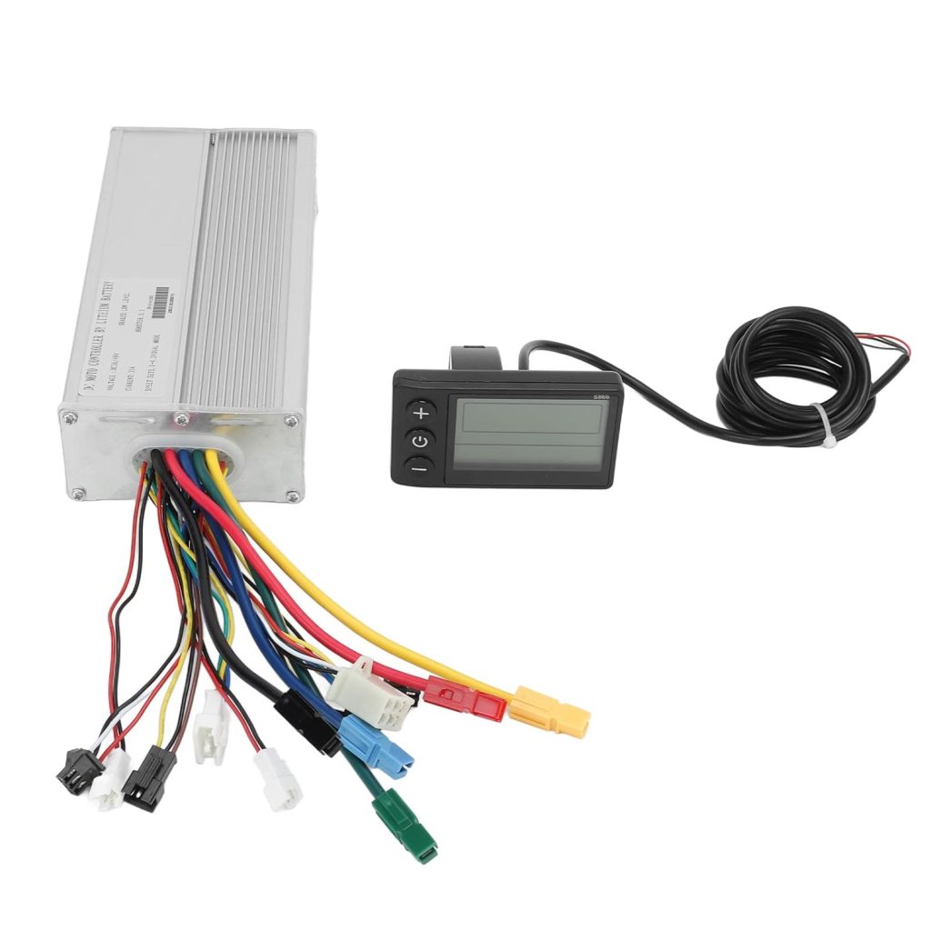 Conversion Kit, 35A Low Level 1500W Electric Controller with S866 LCD Display for Mountain Scooter