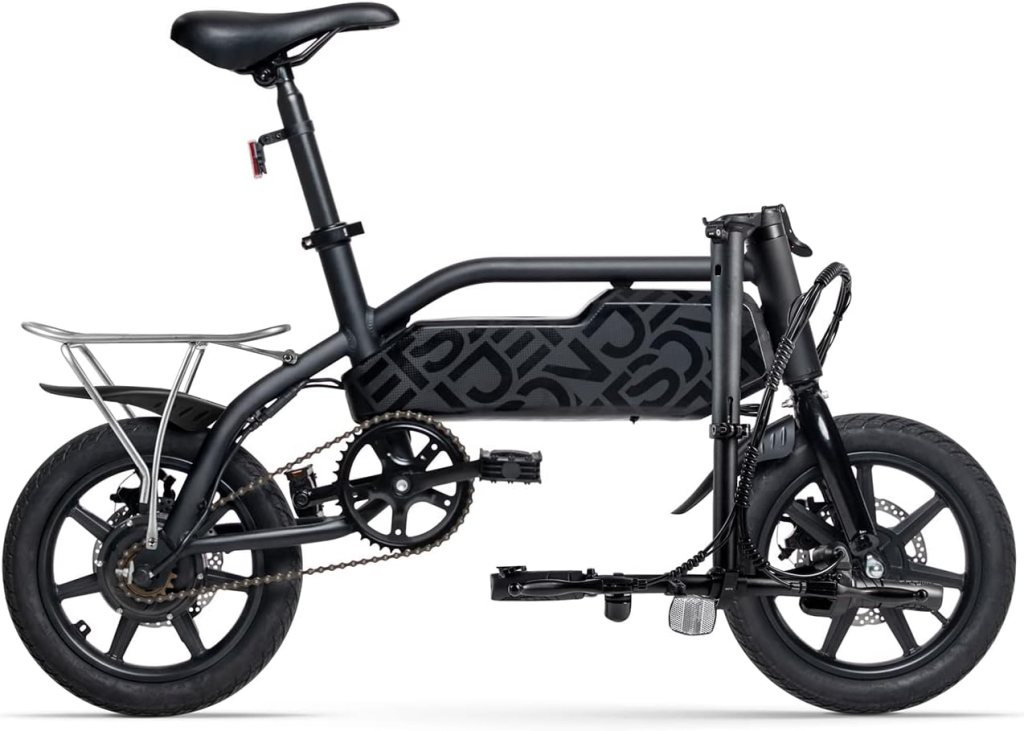 Jetson J5 Electric Bike, Top Speed of 15 MPH, Maximum Range of 15 miles with Twist Throttle Or 30 miles with Pedal Assist, 350-Watt Motor, Ages 12+, Black, JJ5-BLK