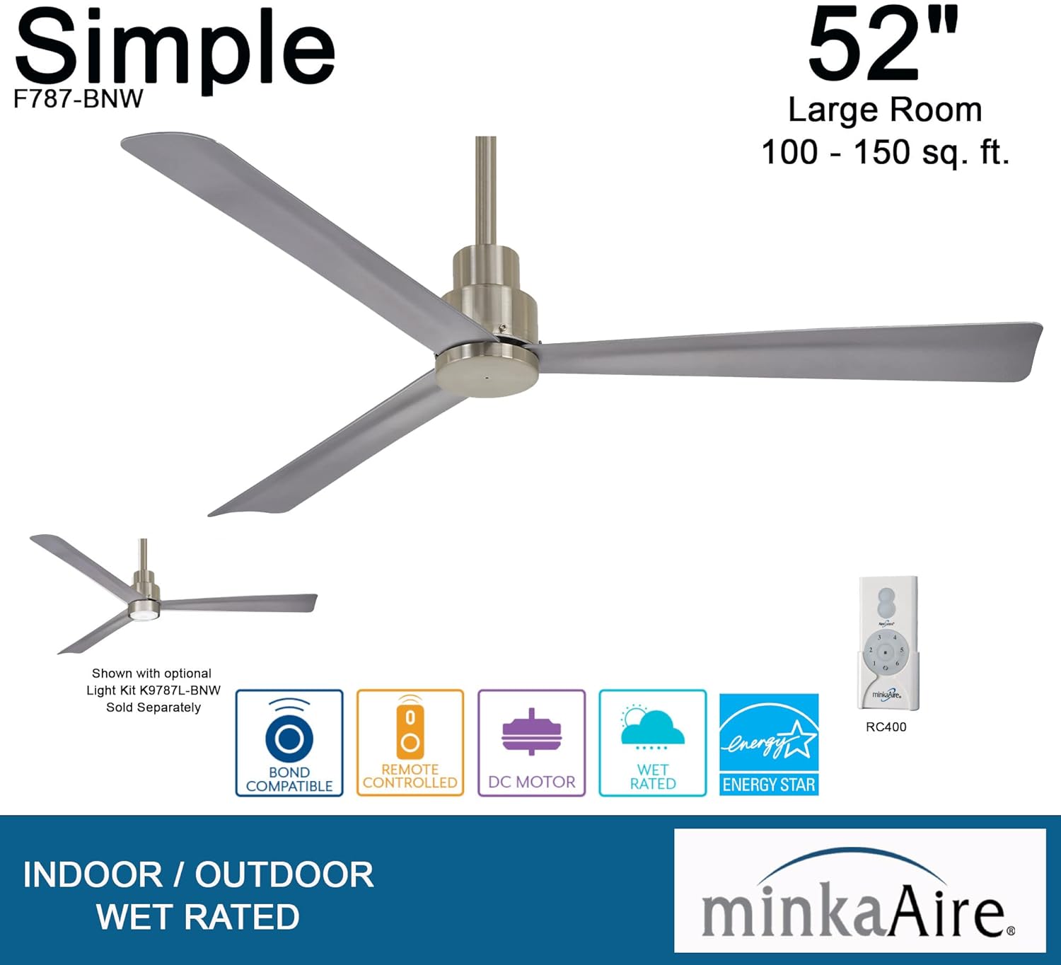 minka-aire-f787-sbrcl-simple-52-inch-protruding-mount-ceiling-fan-in-soft-brass-with-coal-blades-remote-control-included-2