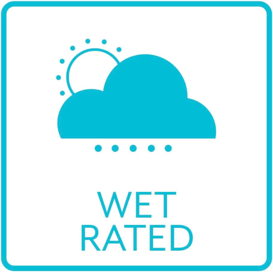 Minka Aire F865L-HBZ Barn H2O 84 Outdoor Ceiling Fan with LED Lights and Remote Control, Heirloom Bronze