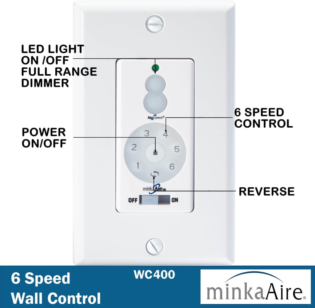 MINKA-AIRE F896-65-ORB Xtreme H20 65 Outdoor Ceiling Fan with Remote and Wall Control, Oil Rubbed Bronze Finish