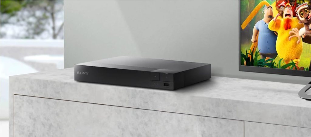 Sony BDP-BX370 Streaming Blu-ray DVD Player with built-in Wi-Fi, Dolby Digital TrueHD/DTS and upscaling, with included HDMI cable