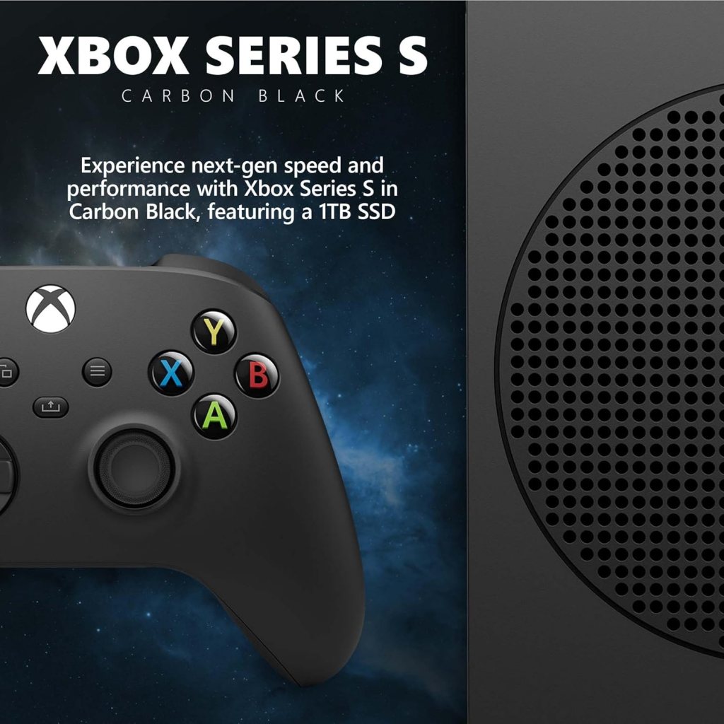 Xbox Series S – Gilded Hunter Bundle – In-game cosmetics for Fortnite, Rocket League, Fall Guys – 512GB All-Digital Gaming Console – 1440p Gaming – 4K Streaming – Robot White