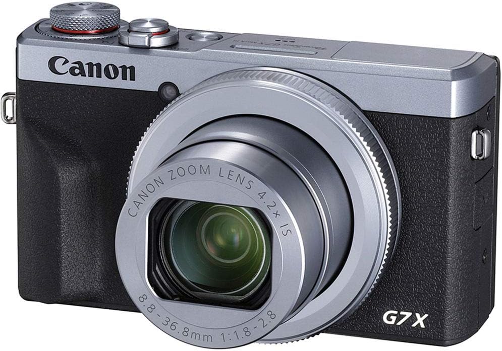 Canon PowerShot G7X Mark III Digital Camera with 4.2x Optical Zoom Lens (Silver) Canon PowerShot G7X Mark III Digital Camera with 4.2x Optical Zoom Lens (Silver)
