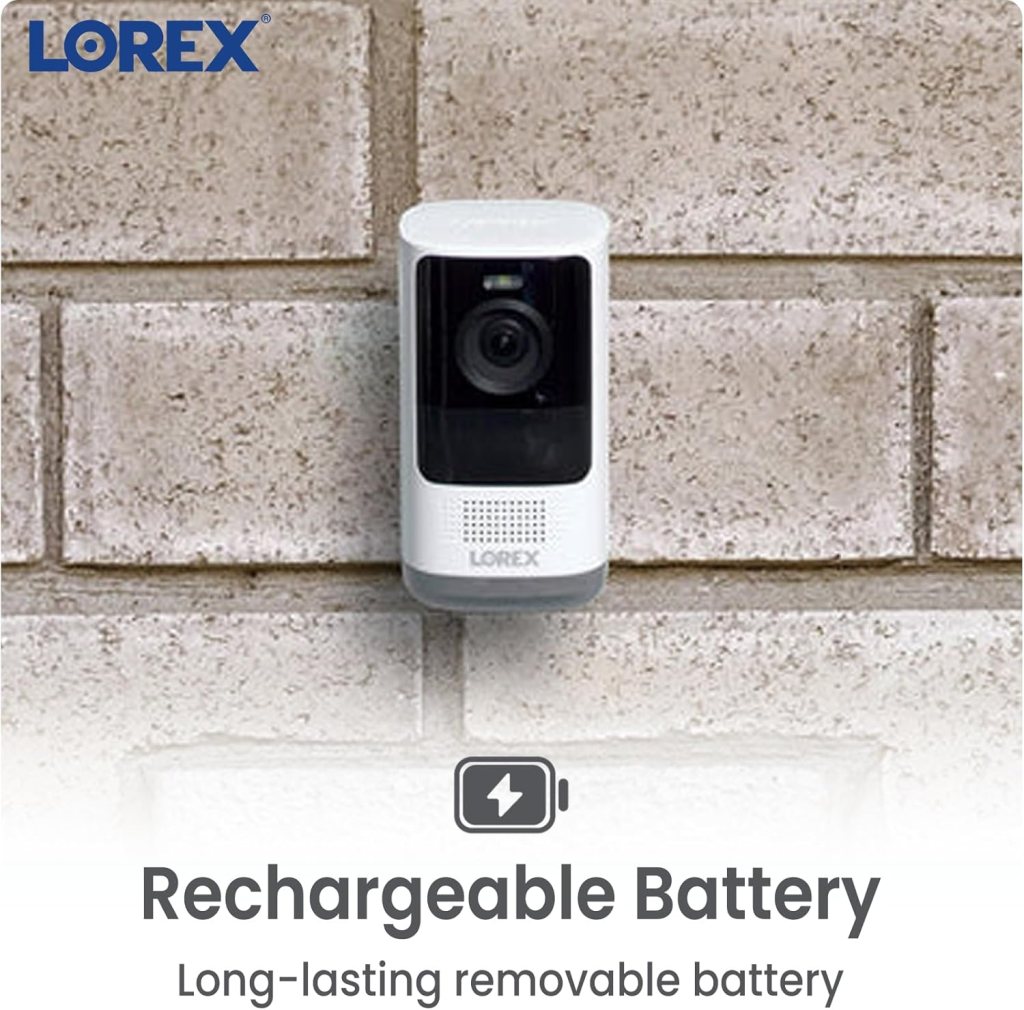Lorex 2K WiFi Security Camera – Outdoor Indoor Add on Battery Operated Camera Wireless Surveillance System for Home Business – Active Deterrence, Person Detection, Color Night Vision, 2 Way Talk Lorex 2K WiFi Security Camera – Outdoor Indoor Add on Battery Operated Camera Wireless Surveillance System for Home Business – Active Deterrence, Person Detection, Color Night Vision, 2 Way Talk