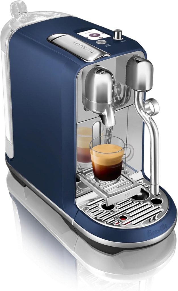 Nespresso Creatista Plus Espresso Machine by Breville, Damson Blue