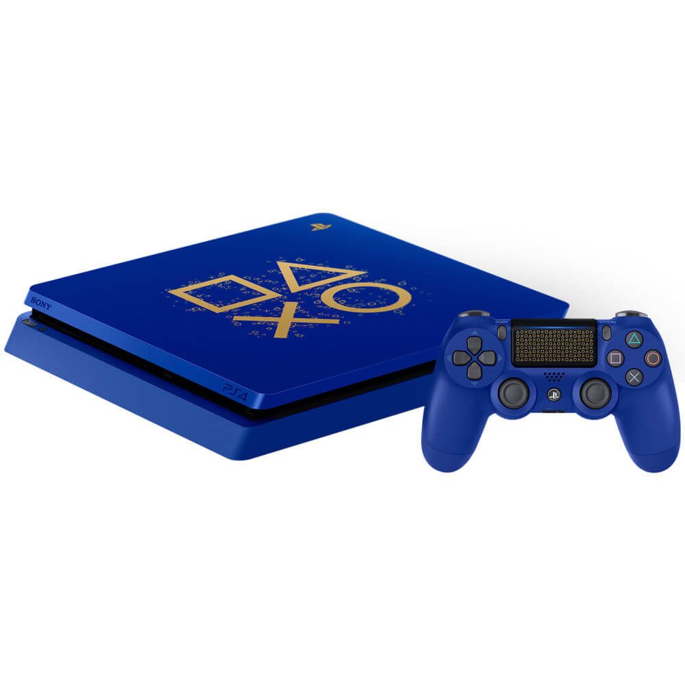 PlayStation 4 Slim 1TB Limited Edition Console - Days of Play Bundle [Discontinued]
