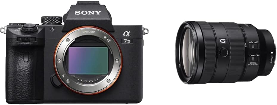 Sony a7 III (ILCEM3K/B) Full-frame Mirrorless Interchangeable-Lens Camera with 28-70mm Lens with 3-Inch LCD, Black