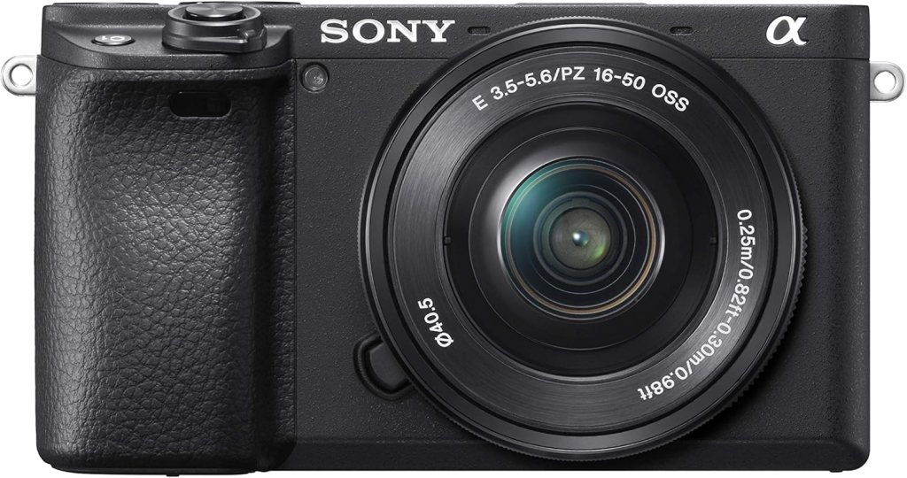 Sony Alpha a6400 Mirrorless Camera: Compact APS-C Interchangeable Lens Digital Camera with Real-Time Eye Auto Focus, 4K Video, Flip Screen  16-50mm Lens - E Mount Compatible - ILCE-6400L/B, Black