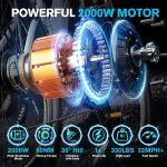 2000W Electric Mountain Bike 840WH 48V 17.5AH review