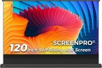 SCREENPRO 120-inch Floor-Rising Projector Screen review