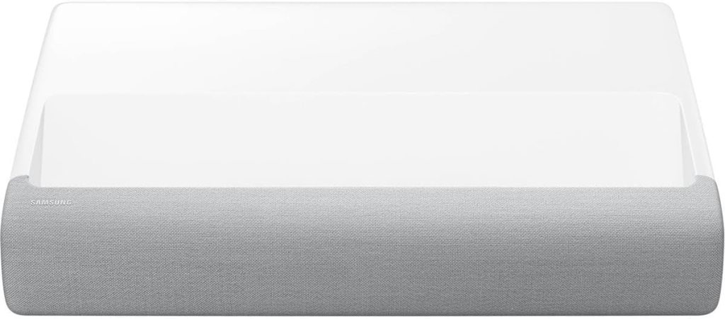 SAMSUNG 120 The Premiere Ultra Short Throw 4K UHD Smart Single Laser Projector for Home Theater, HDR, 2.2Ch Surround Sound System w/ Alexa Built-In (SP-LSP7TFAXZA, Latest Model)